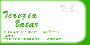 terezia batar business card